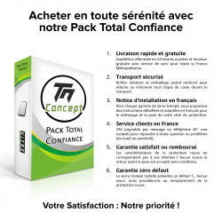 Oppo A76 - Verre trempé TM Concept® - Gamme Standard Premium - Pack Confiance