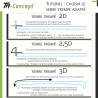 Oppo A76 - Verre trempé TM Concept® - Gamme Standard Premium - Gammes