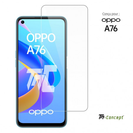 Oppo A76 - Verre trempé TM Concept® - Gamme Standard Premium - image couverture