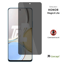 Honor Magic 4 Lite - Verre trempé Anti-Espions - TM Concept® - image couverture