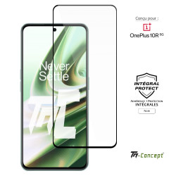OnePlus 10R 5G - Verre trempé intégral Protect - Noir - TM Concept® - image couverture