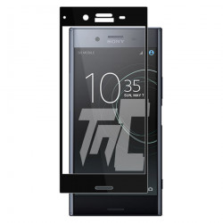 Sony Xperia XZ Premium - Verre trempé intégral avec cadre Noir - TM Concept® - image principale