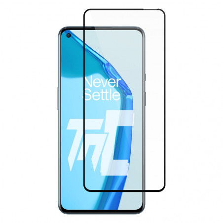 OnePlus 9 - Verre trempé intégral Protect Noir - adhérence 100% nano-silicone - TM-Concept® - image principale