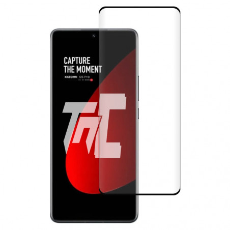 Xiaomi 12S Pro - Verre trempé 3D incurvé - Noir - TM-Concept®  - image principale