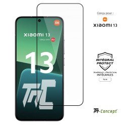Xiaomi 13 - Verre trempé intégral Protect - Noir - TM Concept® - image couverture