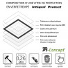Oppo A57 / A57e / A57s - Verre trempé intégral Protect - Noir - TM Concept® - Composition