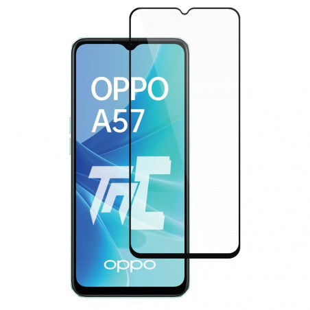 Oppo A57 / A57e / A57s - Verre trempé intégral Protect - Noir - TM-Concept® - image principale