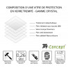 Samsung Galaxy Xcover 4 - Vitre de Protection - TM Concept® Gamme standard Premium - composition du verre trempé