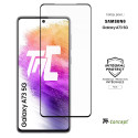Samsung Galaxy A73 5G - Verre trempé intégral Protect - Noir - TM-Concept® - image couverture