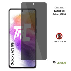 Samsung Galaxy A73 5G - Verre trempé Anti-Espions - TM Concept® - image couverture
