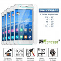 Universel - 5 Tailles - Vitre de Protection Standard Premium - TM-Concept® - Verre trempé