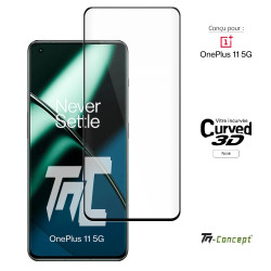 OnePlus 11 5G - Verre trempé 3D incurvé - TM Concept® - image couverture