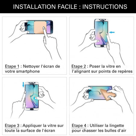 OnePlus 11 5G - Verre trempé 3D Privacy (teinté anti-espion) - TM-Concept® - notice installation vitre de protection