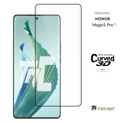 Honor Magic 5 Pro - Verre trempé 3D incurvé - TM Concept® - image couverture
