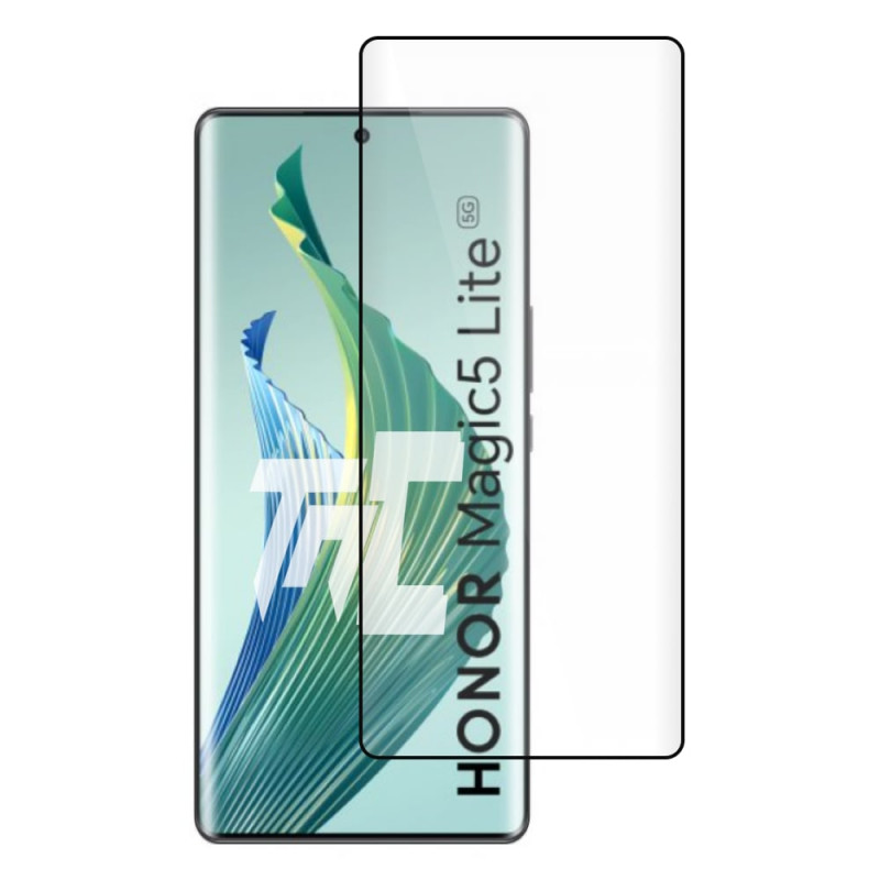 Pack Accessoires Honor Magic 5 Lite : Coque Silicone Transparente Renforcée + Verre Trempé