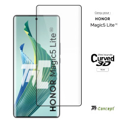 Honor Magic 5 Lite 5G - Verre trempé 3D incurvé - TM Concept® - image couverture