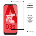 Samsung Galaxy A03s - Verre trempé intégral Protect - Noir - TM-Concept® - image couverture
