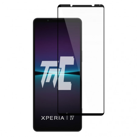 Sony Xperia 1 IV - Verre trempé intégral Protect - Noir - TM-Concept® - image principale