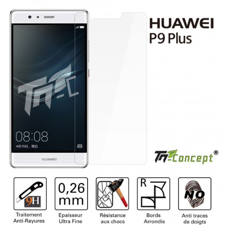 Huawei P9 Plus - Vitre de Protection Crystal - TM Concept®
