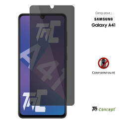 Samsung Galaxy A41 - Verre trempé Anti-Espions - TM Concept® - image couverture