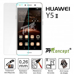 Huawei Y5II - Vitre de Protection Crystal - TM Concept®