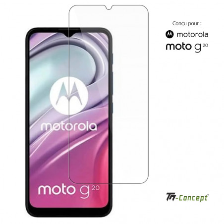 Motorola Moto G20 - Verre trempé TM Concept® - Gamme Standard Premium - image couverture