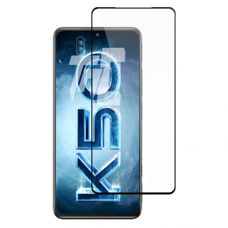 Xiaomi Redmi K50 - Verre trempé intégral Protect - Noir - TM-Concept® - image principale
