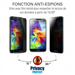 Samsung Galaxy S7 - Vitre  de Protection Anti-Espions - TM Concept®