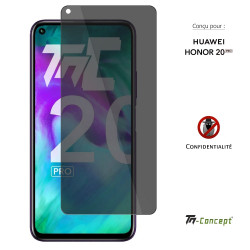 Huawei Honor 20 Pro - Verre trempé Anti-Espions - TM Concept® - image couverture