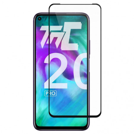 Huawei Honor 20 Pro - Verre trempé intégral Protect - Noir - TM-Concept® - image principale