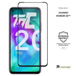 Huawei Honor 20 Pro - Verre trempé intégral Protect - Noir - TM Concept® - image couverture