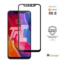 Xiaomi Mi 8 - Verre trempé intégral Protect Noir - adhérence 100% nano-silicone - TM-Concept®