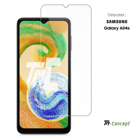 Vitre protection en verre trempé pour Samsung Galaxy A04s TM Concept®