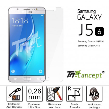 Samsung Galaxy J5 (2016) - Vitre de Protection Crystal - TM Concept®