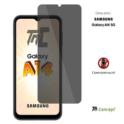 Samsung Galaxy A14 - Verre trempé Anti-Espions - TM Concept® - image couverture