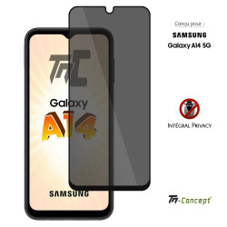 Samsung Galaxy A14 - Verre trempé Anti-Espions - Intégral Privacy - TM Concept® - image couverture