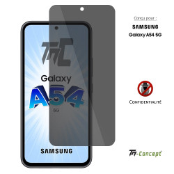 Samsung Galaxy A54 5G - Verre trempé Anti-Espions - TM Concept® - image couverture