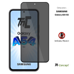 Samsung Galaxy A54 5G - Verre trempé Anti-Espions - Intégral Privacy - TM Concept® - image couverture