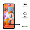 Samsung Galaxy A11 - Verre trempé intégral Protect - Noir - TM-Concept® - image couverture