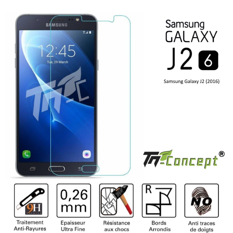 Samsung Galaxy J2 (2016) - Vitre de Protection Crystal - TM Concept®