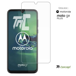Motorola Moto G8 Plus - Verre trempé TM Concept® - Gamme Standard Premium - image couverture