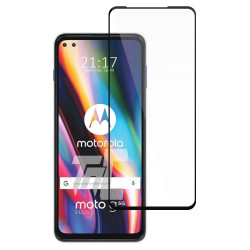 Motorola Moto G 5G Plus - Verre trempé intégral Protect - Noir - TM Concept® - image principale