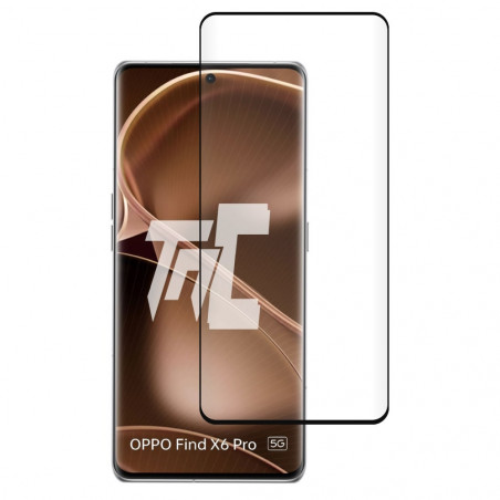 Oppo Find X6 Pro - Verre trempé 3D incurvé - Noir - TM-Concept® - image principale