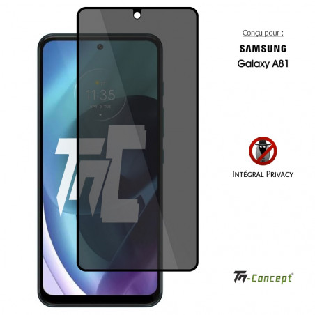 Samsung Galaxy A81 - Verre trempé Anti-Espions - Intégral Privacy - TM Concept® - image couverture