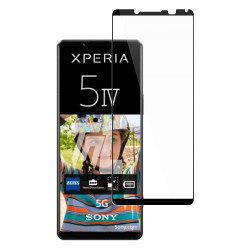 Sony Xperia 5 IV - Verre trempé intégral Protect - Noir - TM Concept® - image principale