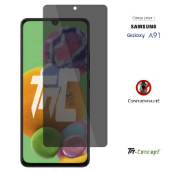 Samsung Galaxy A91 - Verre trempé Anti-Espions - TM Concept® - image couverture