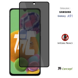 Samsung Galaxy A91 - Verre trempé Anti-Espions - Intégral Privacy - TM Concept® - image couverture