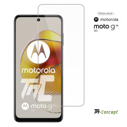 Motorola Moto G73 5G - Verre trempé TM Concept® - Gamme Standard Premium - image couverture