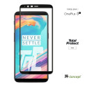 OnePlus 5T - Verre trempé intégral avec cadre Noir - TM-Concept®