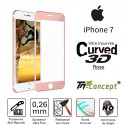 Apple iPhone 7 - Vitre de Protection 3D Curved - TM-Concept® - Verre trempé